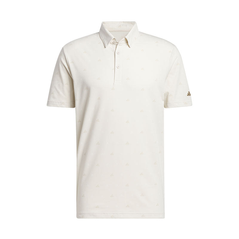 ADIDAS Go-To Mini-Crest Print Men's Polo (Alumina)
