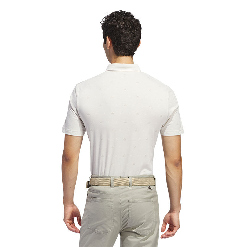 ADIDAS Go-To Mini-Crest Print Men's Polo (Alumina)
