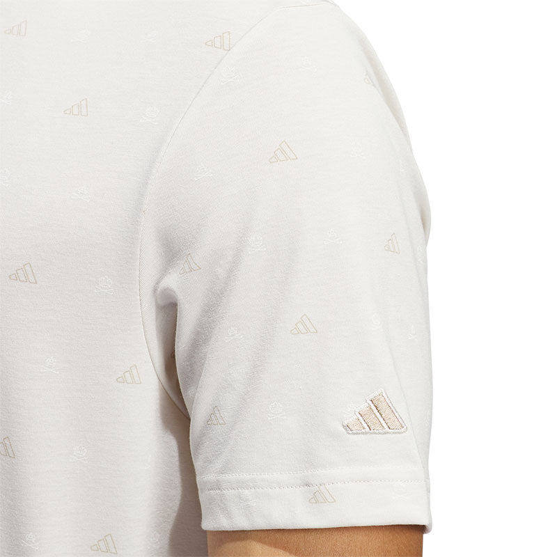 ADIDAS Go-To Mini-Crest Print Men's Polo (Alumina)