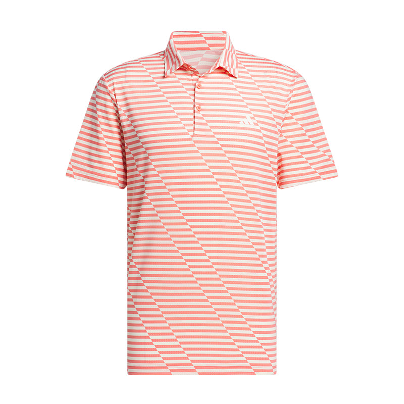 ADIDAS Ultimate365 Mesh Print Men's Polo (Red)
