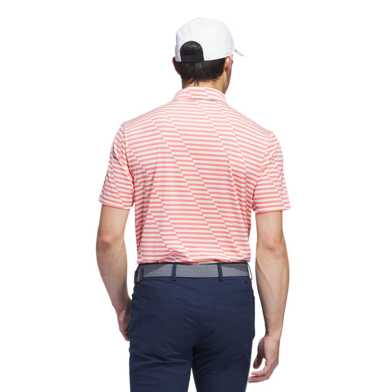 ADIDAS Ultimate365 Mesh Print Men's Polo (Red)