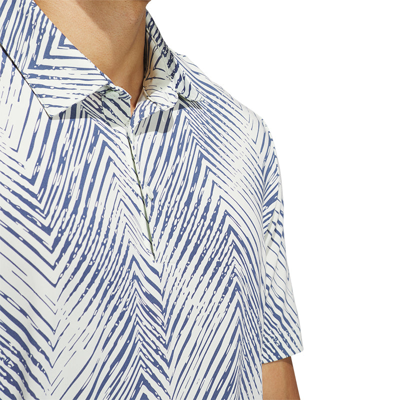 ADIDAS Ultimate365 Printed Men's Polo (Jade/Ink)