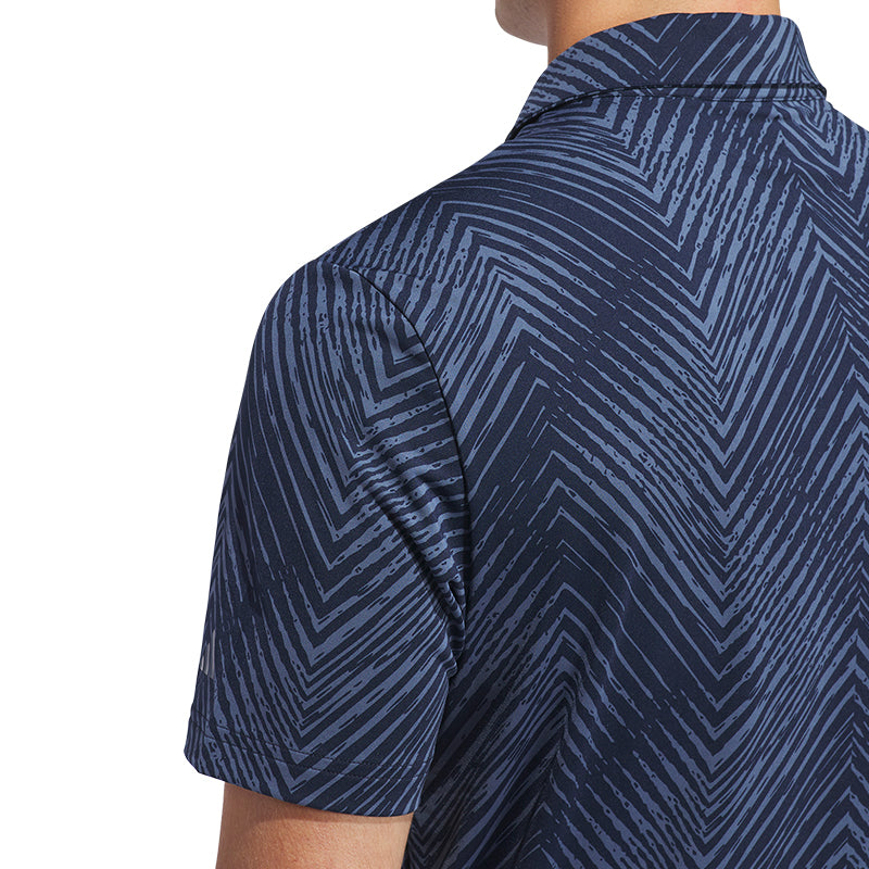 ADIDAS Ultimate365 Men's Striped Polo (Navy/Ink)