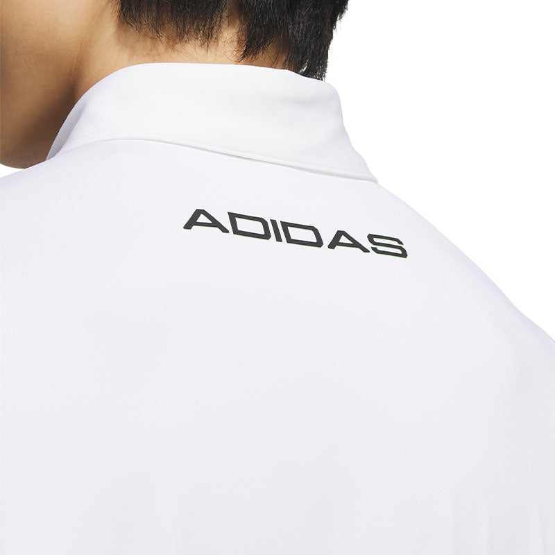 ADIDAS AEROREADY 3-Stripes Men's Short Sleeve Polo (White)