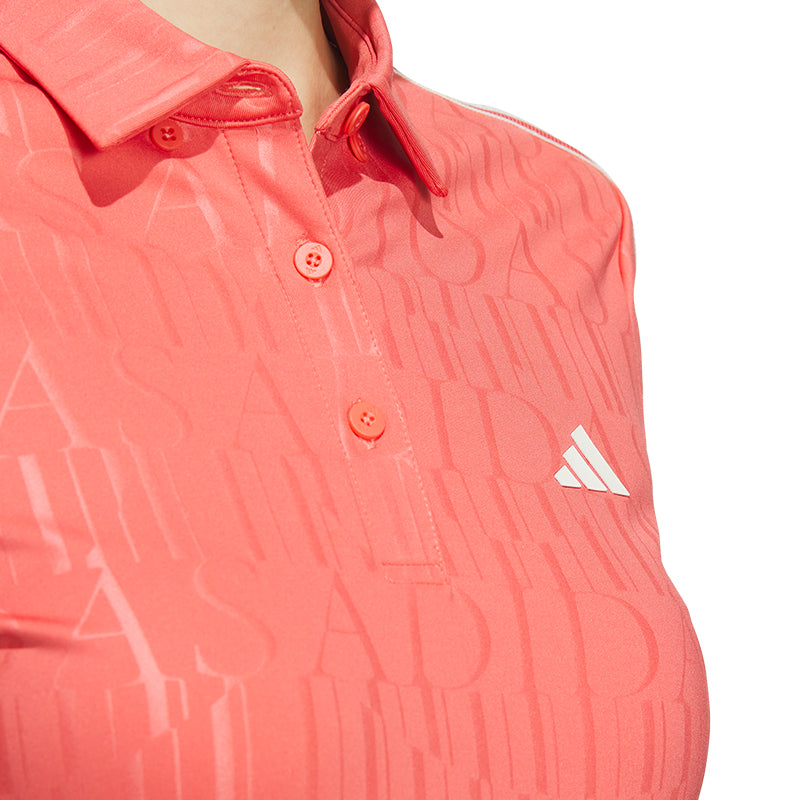 ADIDAS Go-To Deboss Women's Polo (Red)