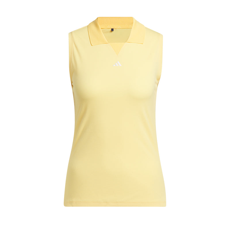 ADIDAS Ultimate365 Pique Women's Sleeveless Polo (Orange)