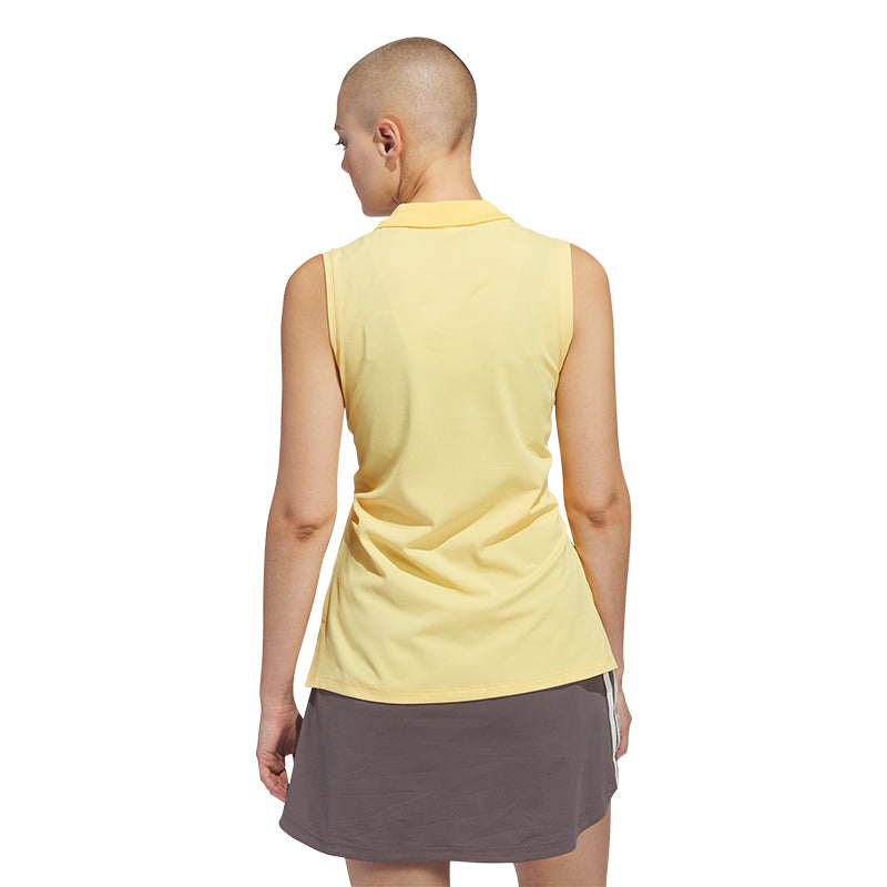 ADIDAS Ultimate365 Pique Women's Sleeveless Polo (Orange)