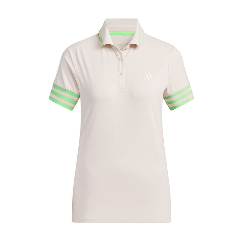 ADIDAS AEROREADY 3-Stripes Women's Polo (Mauve)