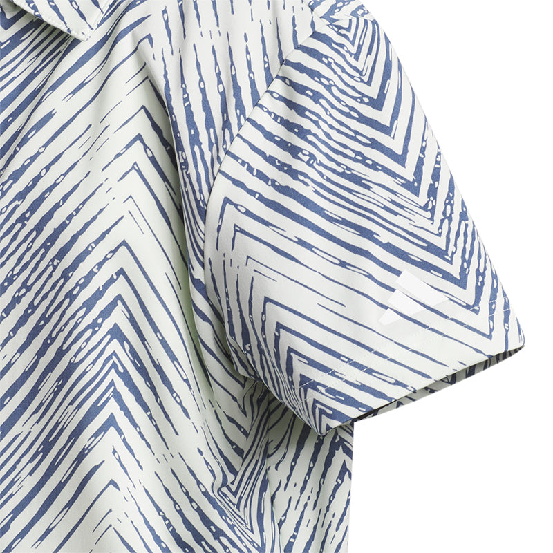 ADIDAS Ultimate365 Herringbone Scripted Junior Polo
