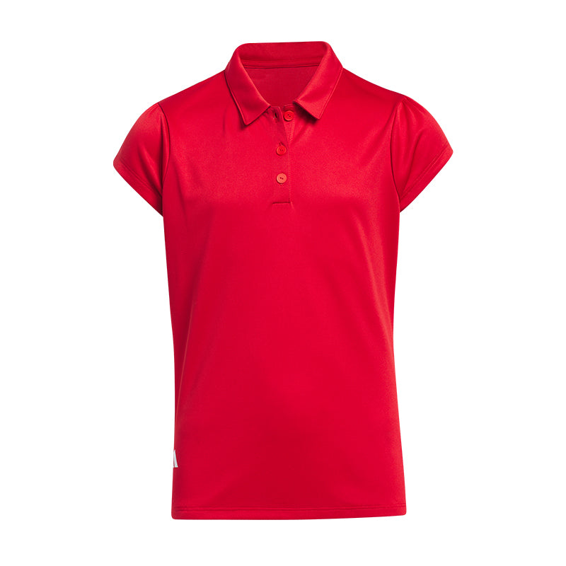 ADIDAS Girl's Performance Polo (Red)