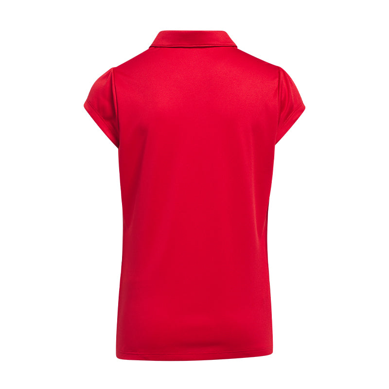 ADIDAS Girl's Performance Polo (Red)