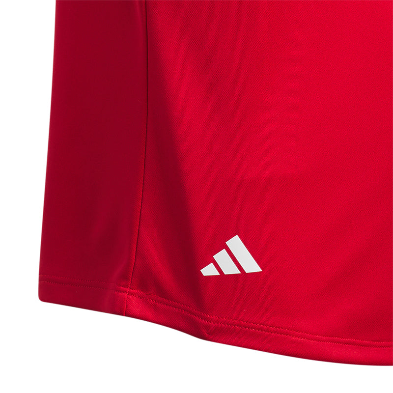 ADIDAS Girl's Performance Polo (Red)