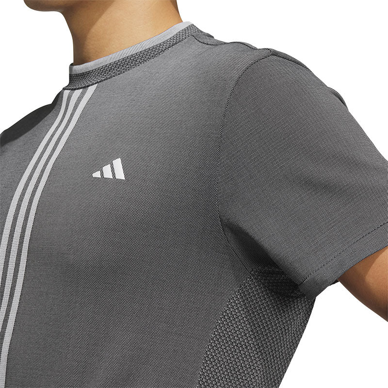 ADIDAS Primeknit Seamless Men's Mock Shirt (Black)