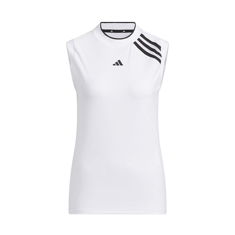 ADIDAS HEAT.RDY Women's Sleeveless Mock Shirt (White)