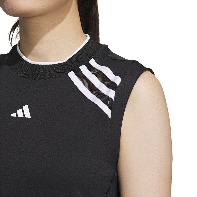 ADIDAS HEAT.RDY Women's Sleeveless Mock Shirt (Black)