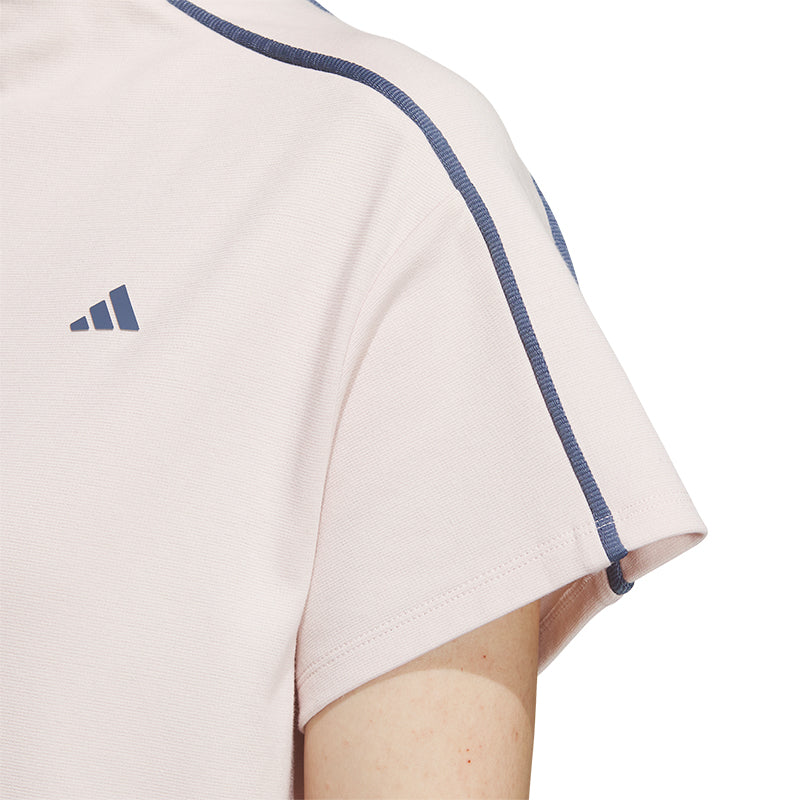 ADIDAS Essential Women's Boatneck Mock Shirt (Pink)