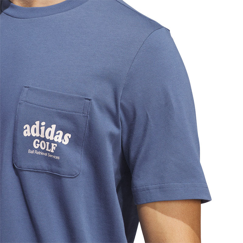 ADIDAS Ball Retrieval Graphic Pocket Men's T-Shirt (Ink)