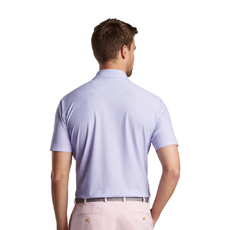 PETER MILLAR Shirly Performance Mesh Men's Polo (Palmer Pink)