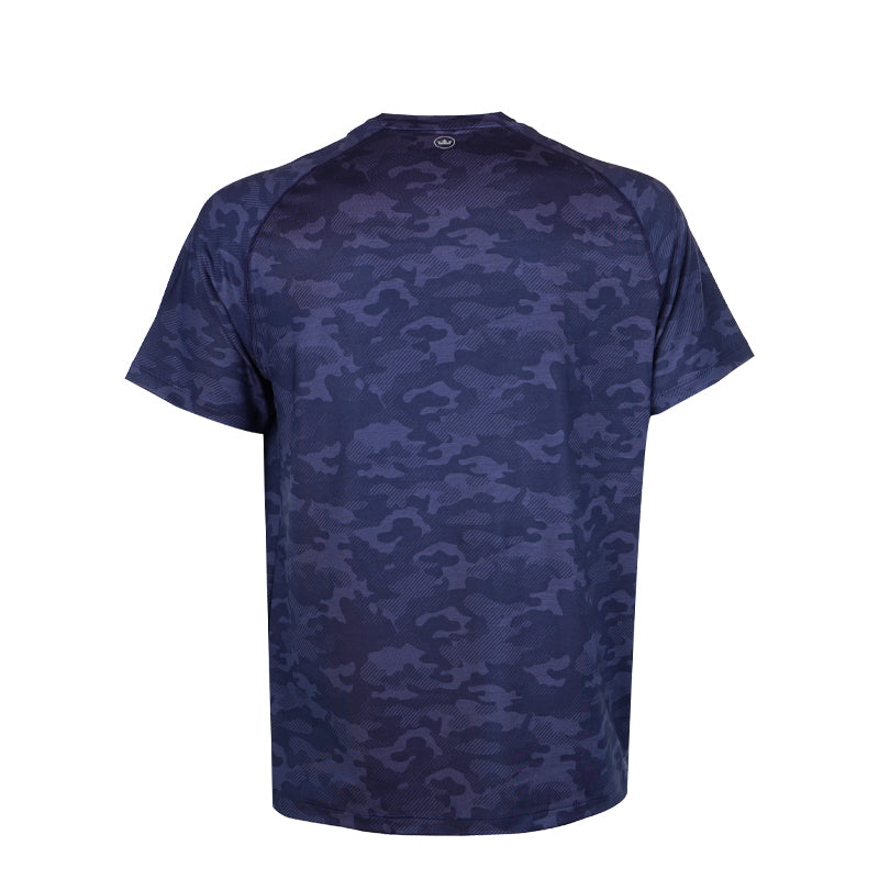 PETER MILLAR Aurora Camo Performance Men's Shirt (Navy Blue)