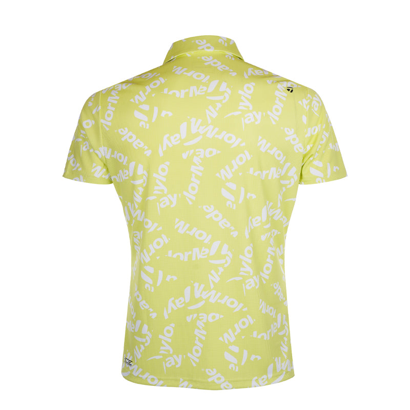 TAYLORMADE Graphic Men's Polo (Lemon)