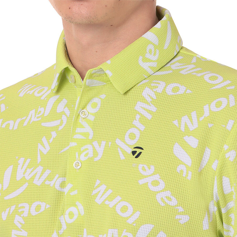TAYLORMADE Graphic Men's Polo (Lemon)