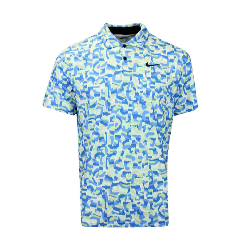 NIKE Tour Confetti Men's Polo (Light Photo Blue)