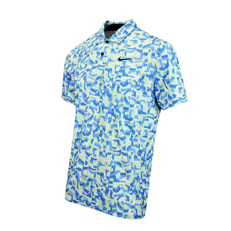 NIKE Tour Confetti Men's Polo (Light Photo Blue)