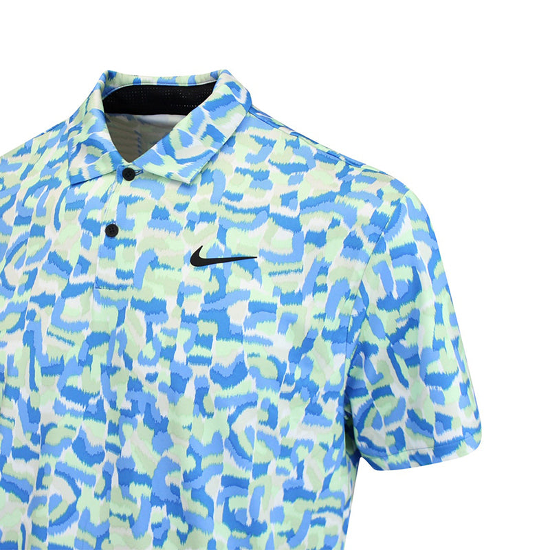 NIKE Tour Confetti Men's Polo (Light Photo Blue)