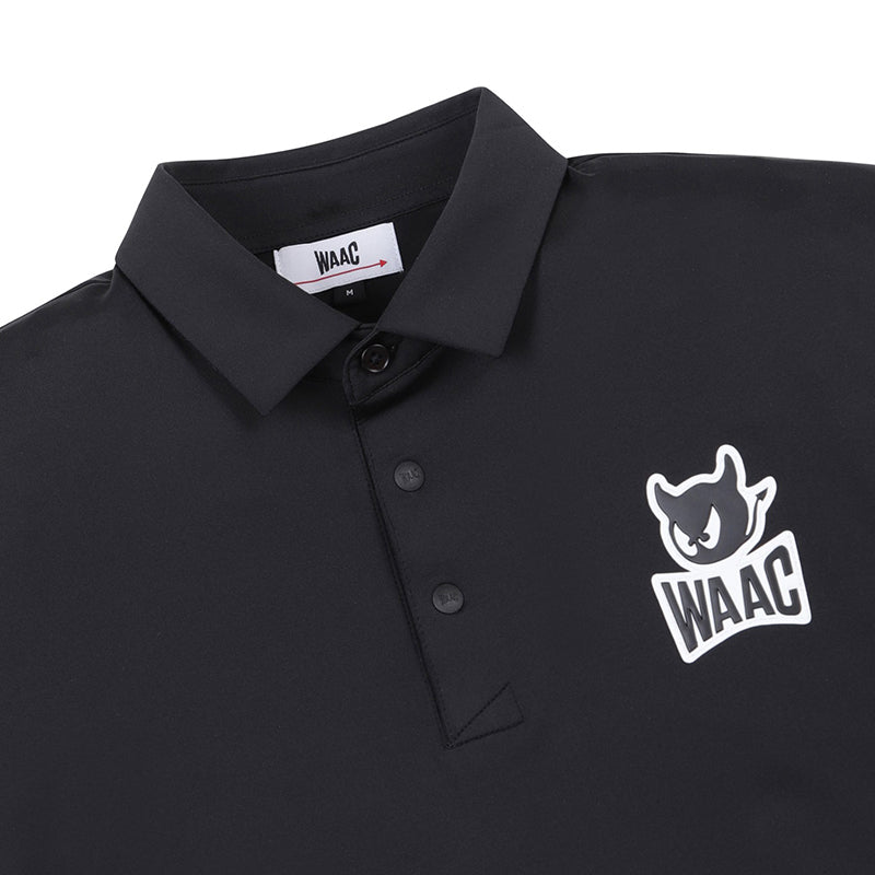 WAAC Korea Player's Edition Emblem Men's Polo (Black)