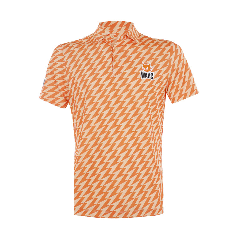 WAAC Korea Player's Edition Arrow Print Men's Polo (Orange)