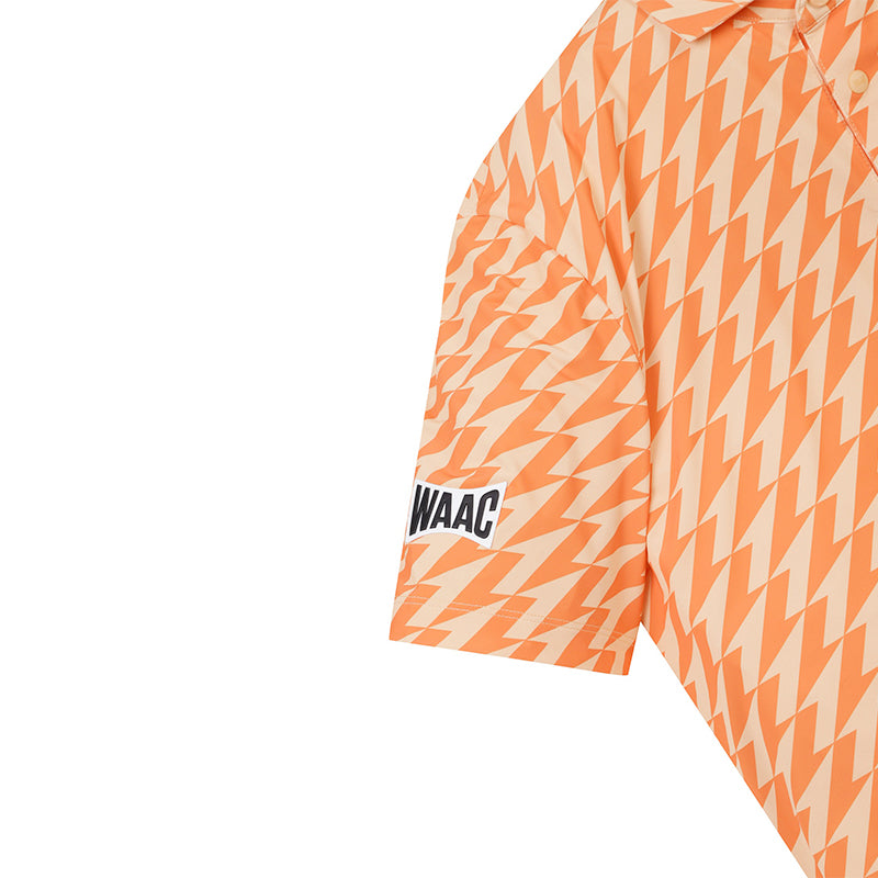 WAAC Korea Player's Edition Arrow Print Men's Polo (Orange)