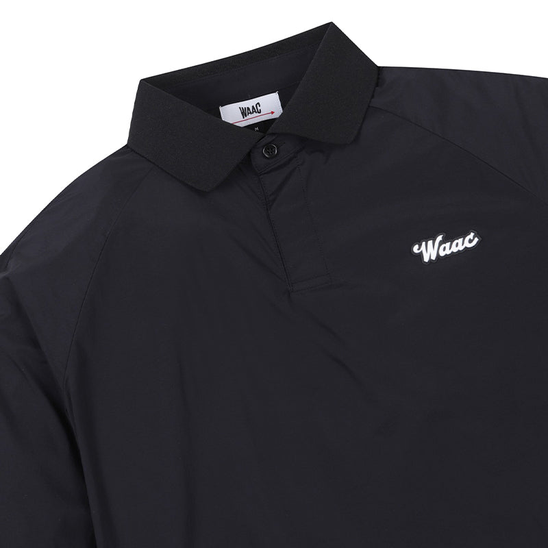 WAAC Korea Logo Hybrid Men's Polo (Black)