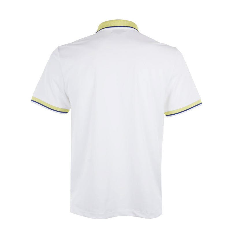 WAAC Korea Sailor Pique Men's Polo (White/Yellow)