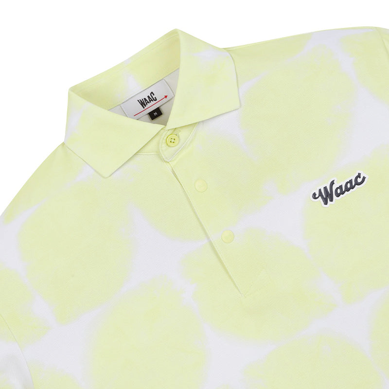 WAAC Korea Lemon Print Men's Polo (Yellow/White)