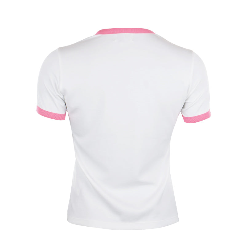 WAAC Korea Crew Women's T-Shirt (White/Pink)