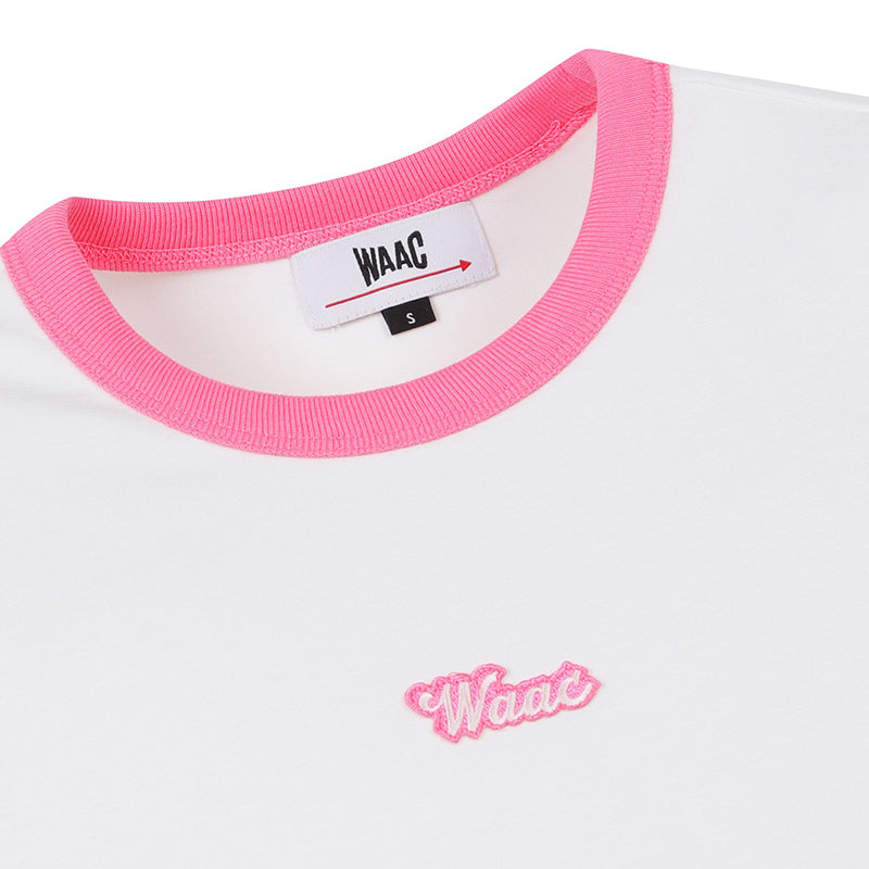 WAAC Korea Crew Women's T-Shirt (White/Pink)