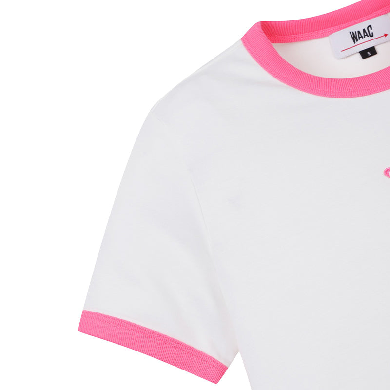 WAAC Korea Crew Women's T-Shirt (White/Pink)