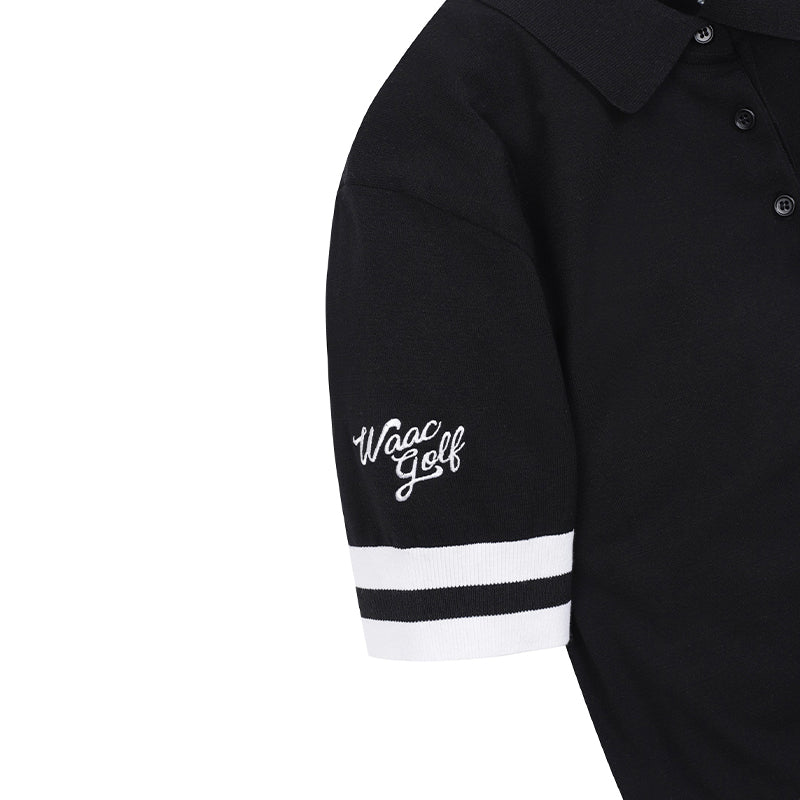 WAAC Korea Knit Women's Polo (Black)