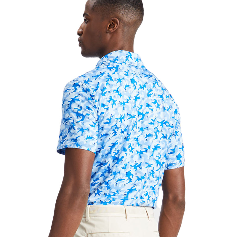 GFORE Mapped Camo Men's Jersey Polo (Baja)