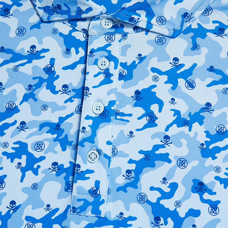GFORE Mapped Camo Men's Jersey Polo (Baja)