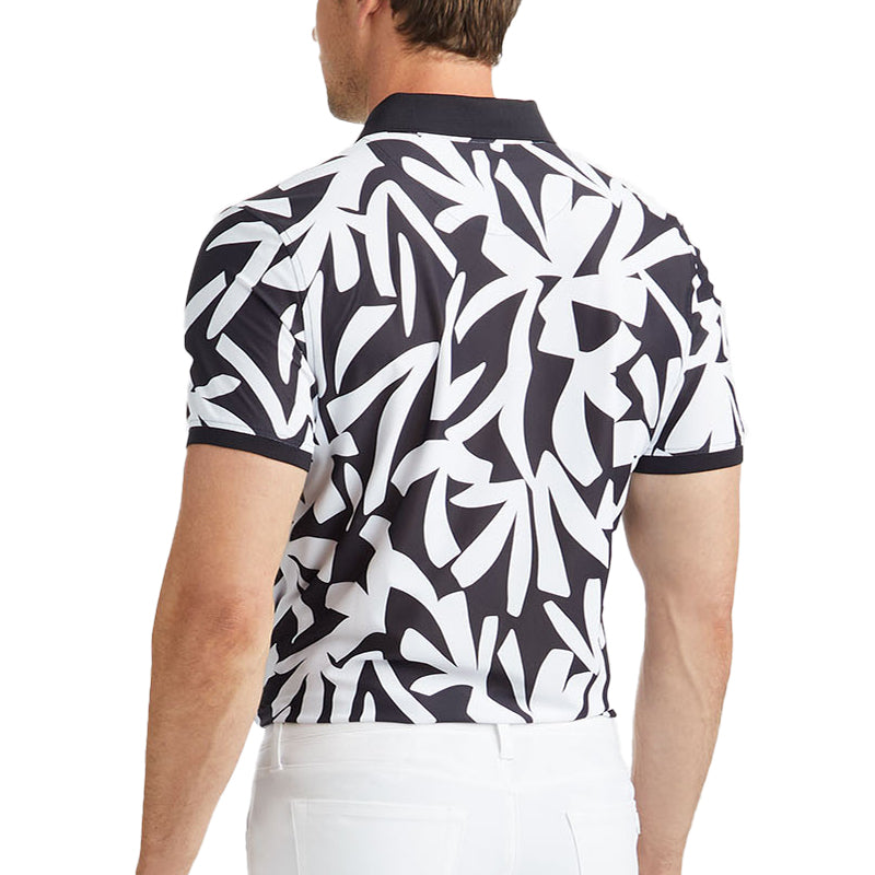 GFORE Contrast Pique Men's Polo (Onyx)