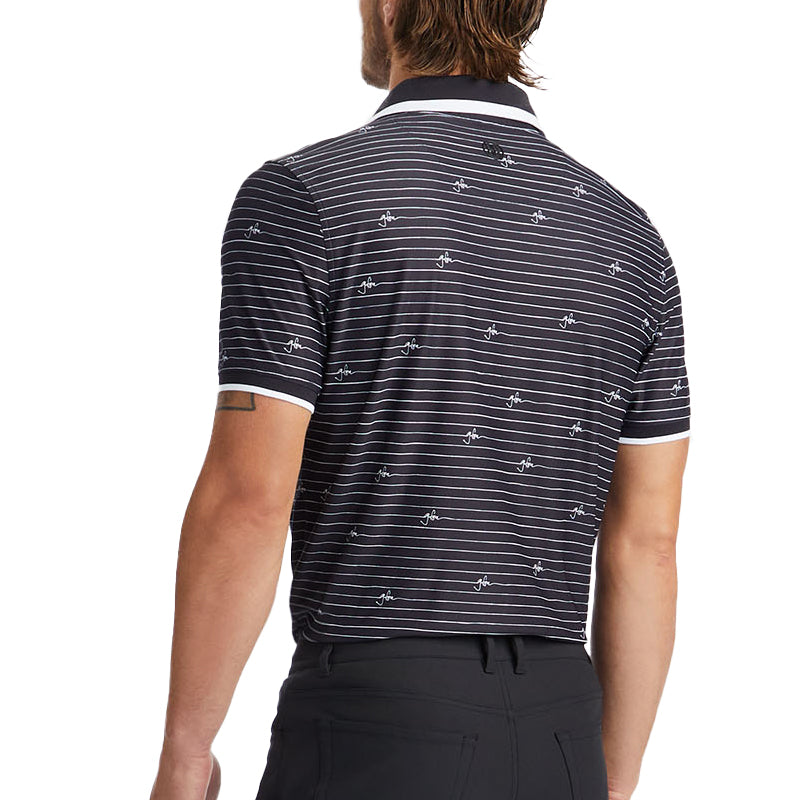 GFORE Script Pique Men's Polo (Onyx)