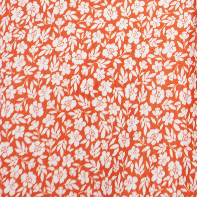 CUTTER & BUCK Pike Eco Flora Print Men's Polo (College Orange)