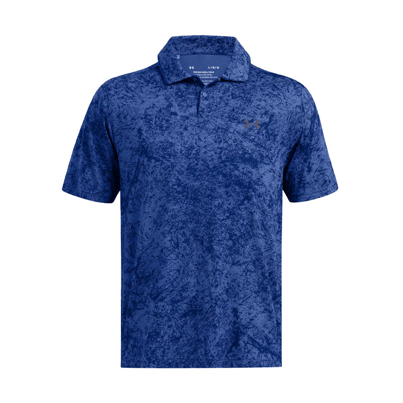 UNDER ARMOUR Iso-Chill Edge Men's Polo (Tech Blue/Navy)