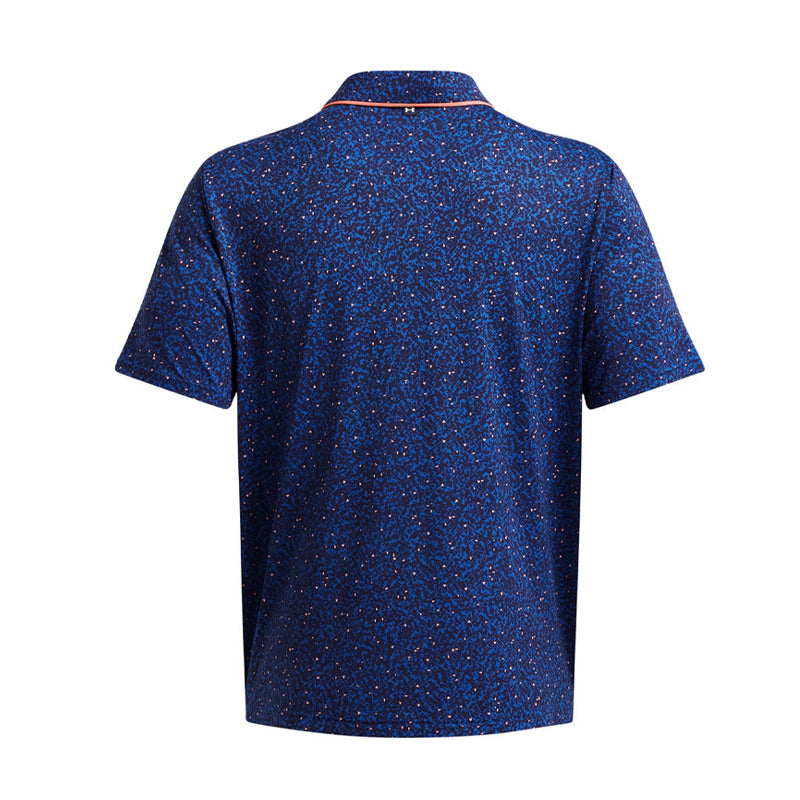 UNDER ARMOUR Iso-Chill Edge Men's Polo (Blue/Orange)