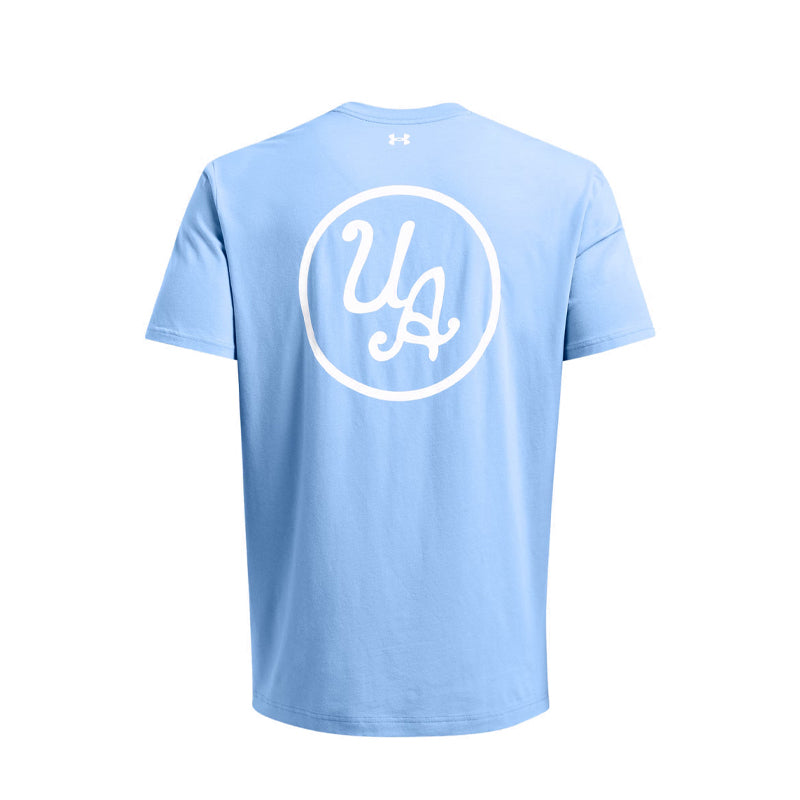 UNDER ARMOUR Golf Script Wordmark Men's T-Shirt (Horizon Blue)