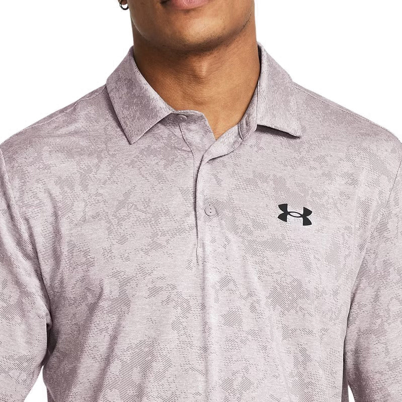 UNDER ARMOUR Playoff 3.0 Line Jacquard Men's Polo (Tetra Grey)