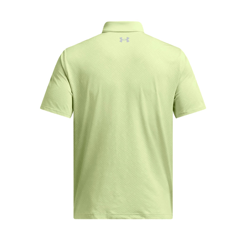 UNDER ARMOUR Playoff 3.0 Check Jacquard Men's Polo (Retro Green)