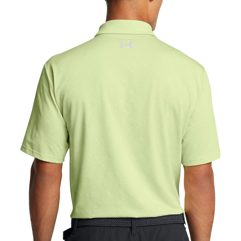 UNDER ARMOUR Playoff 3.0 Check Jacquard Men's Polo (Retro Green)