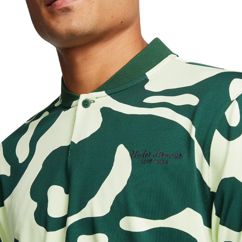 UNDER ARMOUR Drive Goin' Under Men's Polo (Retro Green)